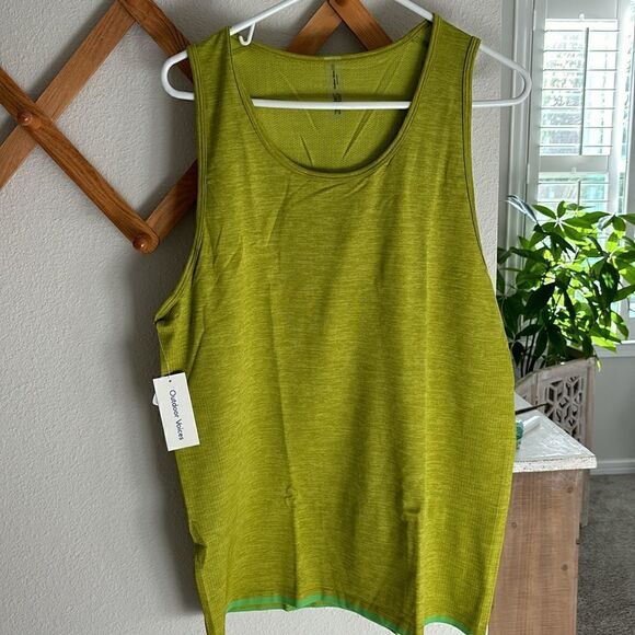 Outdoor Voices Men’s Seamless Pique Tank Top Shirt NWT - Picture 5 of 9